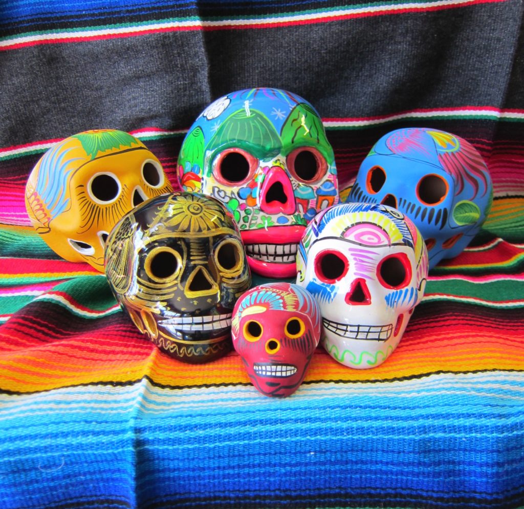 Ceramic Sugar Skulls – Azteca – Mexican Food Products Online Store