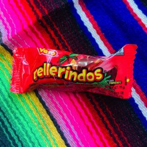 Rellerindos - Tamarind hard candy sucker with a soft spicy centre