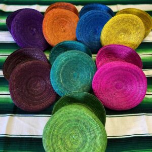 Colourful Tortilla Basket Small with lid
