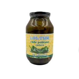 Whole Poblano Chillies (940grs/jar)